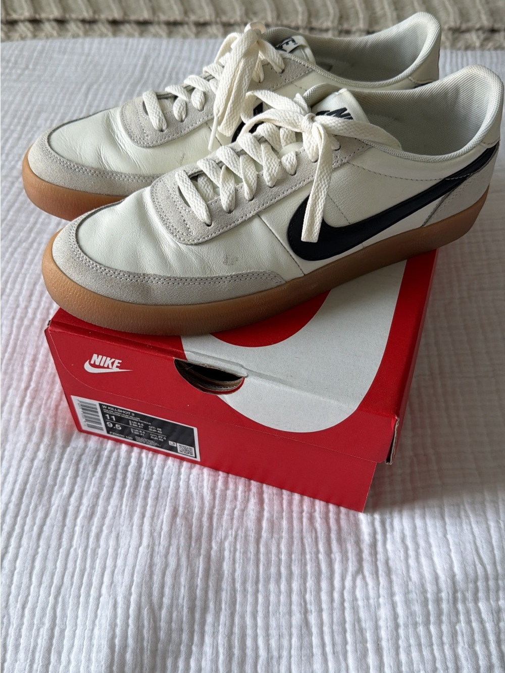 Nike Men’s Sneakers - White, Black, Gum